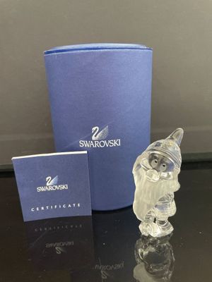 Décoration de Noël en forme de bonhomme de neige en cristal Swarovski, avec coffret cadeau et certificat