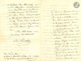 gros plan d'une feuille de papier sur laquelle on peut lire une écriture manuscrite