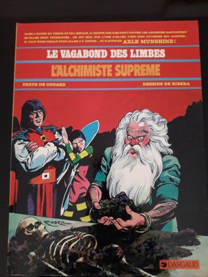 la couverture de la bande dessinée « Le Vagabond des Libres », sur laquelle figure l'image d'un homme tenant