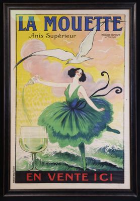 french poster advertising la mouette, an ams supeneur, en vente ic