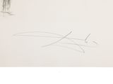 an image of a pencil drawing of a man holding a tennis racquet
