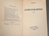 an open book with a black and white title on it