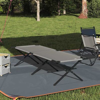 Lit de camp pliable - Structure métallique et toile mesh - C…