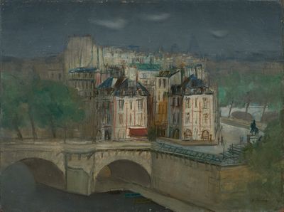 René William Thomas (1910-?) Paris, le Pont-Neuf et la Place…