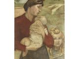 an image of a painting of a woman holding a baby in her arms