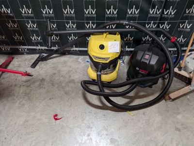a yellow machine that is sitting on the floor
