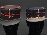two hats that are sitting on top of each other