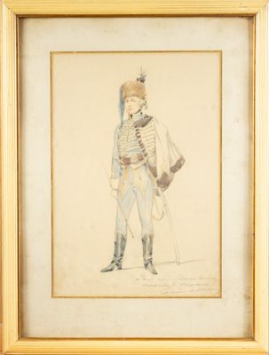 an image of a drawing of a soldier in a uniform