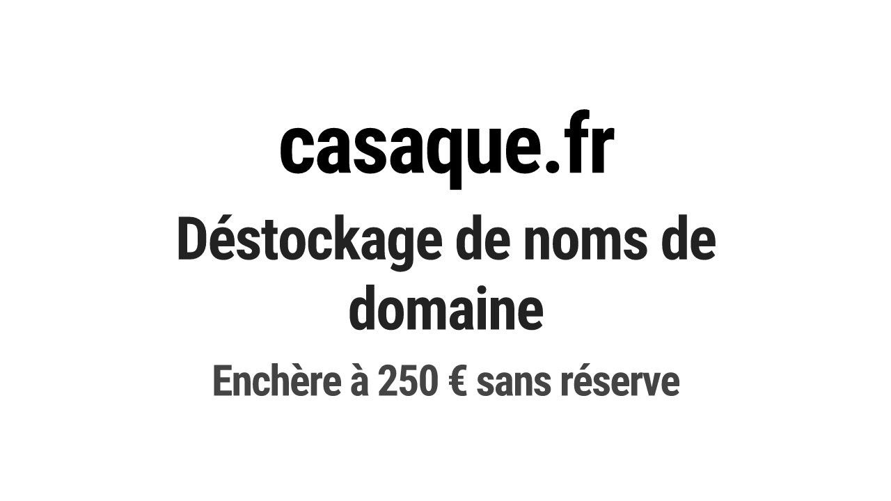 Destockage & Invendus