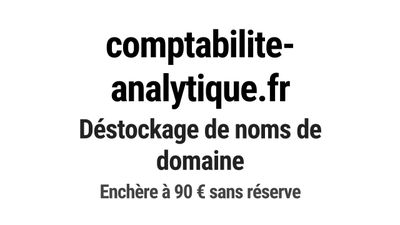 Nom de domaine comptabilite-analytique.