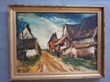 une photo d'un tableau accroché au mur