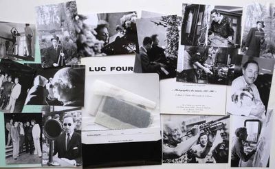several black and white photos of a bunch of people playing instruments