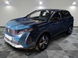 the blue suv is parked on a checkered floor in a room