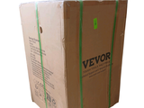 a cardboard box with a green tape wrapped around it