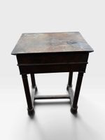 Table travailleuse en acajou et placage d'acajou, ouvrant pa… (photo 4)