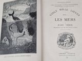 a book with illustrations of animals in it on a table