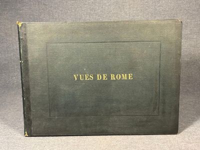 a green book with the words vues de rome written on it