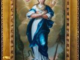 an image of a painting of a woman holding a baby
