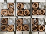 a lot of doughnuts that are in a box