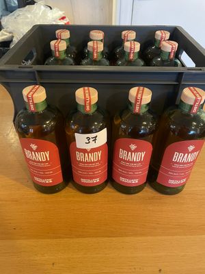 12 bouteilles de Brandy Spiritueux cuvée eau de vie de vin 4… - Photo 1
