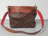 louis vuitton monogram canvas and leather cross body bag