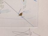 a picture of a picture of a bird on a branch
