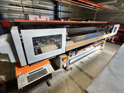 a machine that is sitting inside of a building