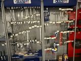 many tools on display in the store for sale