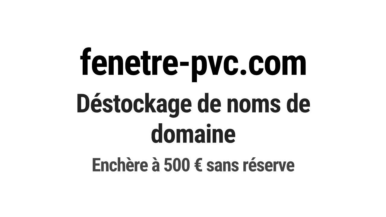 Destockage & Invendus