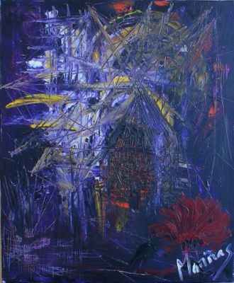 Victor Marinas. Né en 1970. Huile sur toile signée en bas à …