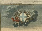 an image of a drawing of a cross surrounded by angels
