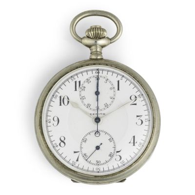 a close up of a pocket watch on a white background