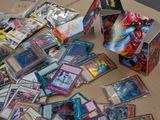 a table with a lot of cards on it