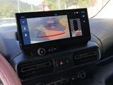 a car dashboard with a gps device on it