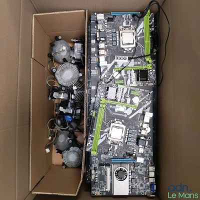 a box that has a computer inside of it