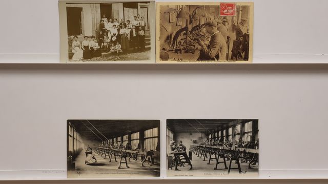 Felletin : Lot de 4cpa, dont 1 carte-photo d’une Epicerie-Buvette...