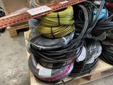 many different types of wires on a pallet