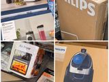 de nombreuses photos différentes d'une boîte contenant un mixeur
