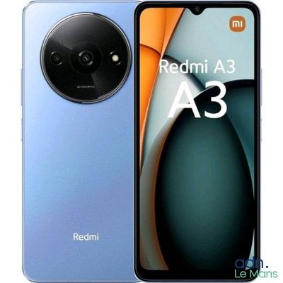 Smartphone Redmi A3 avec 3 Go de RAM et double appareil photo de 32 Mpx