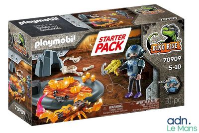 Coffret Playmobil 70909 Pack Agent avec Scorpion de feu.