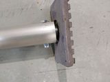 a close up of a metal object on the floor