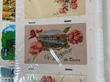 a picture of a book with pictures of flowers on it