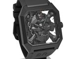 an image of a watch that is on a stand on a white surface