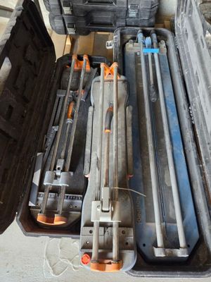 a lot of tools in a case on the floor