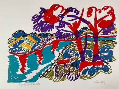 une image représentant un dessin d'un arbre sur lequel se trouvent des oiseaux