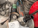 a lot of tools on a table with a price tag