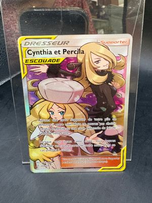 a plastic box with a card in it on a table