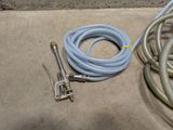a hose, a hose, and a hose on the ground