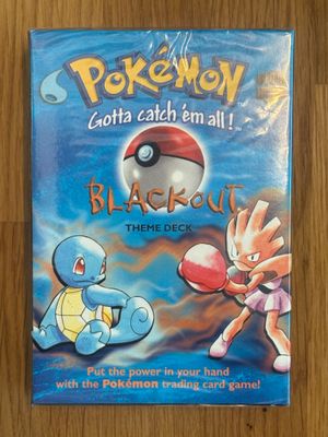 Boîte à deck à thème « Blackout » pour le jeu de cartes à collectionner Pokémon