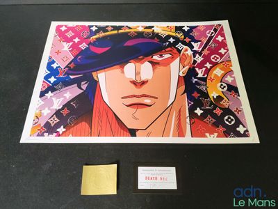 DEATH NYC. Sérigraphie sur papier signée à la main, avec cer…